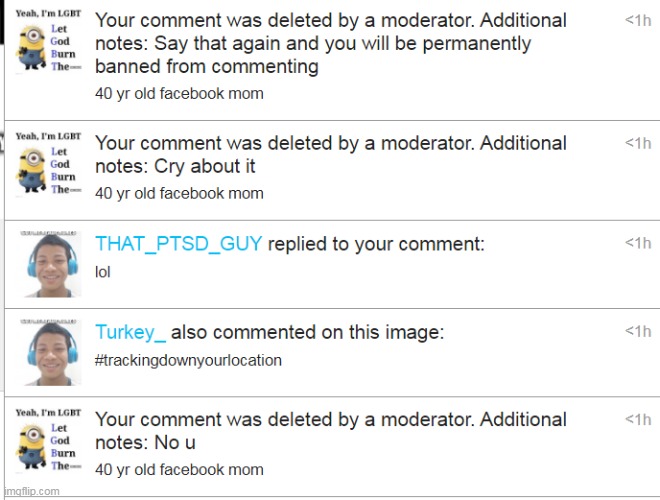read the minion notifications :troll: | made w/ Imgflip meme maker