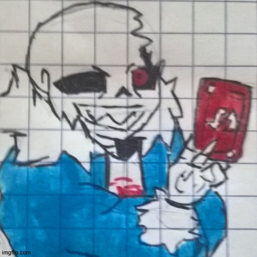 Horror Sans Reverse | image tagged in horror sans reverse card | made w/ Imgflip meme maker