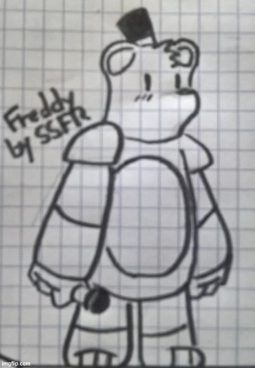 White Freddy | image tagged in white freddy | made w/ Imgflip meme maker