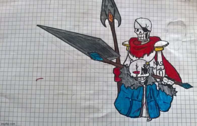 Notale sans and papyrus | image tagged in notale sans and papyrus | made w/ Imgflip meme maker