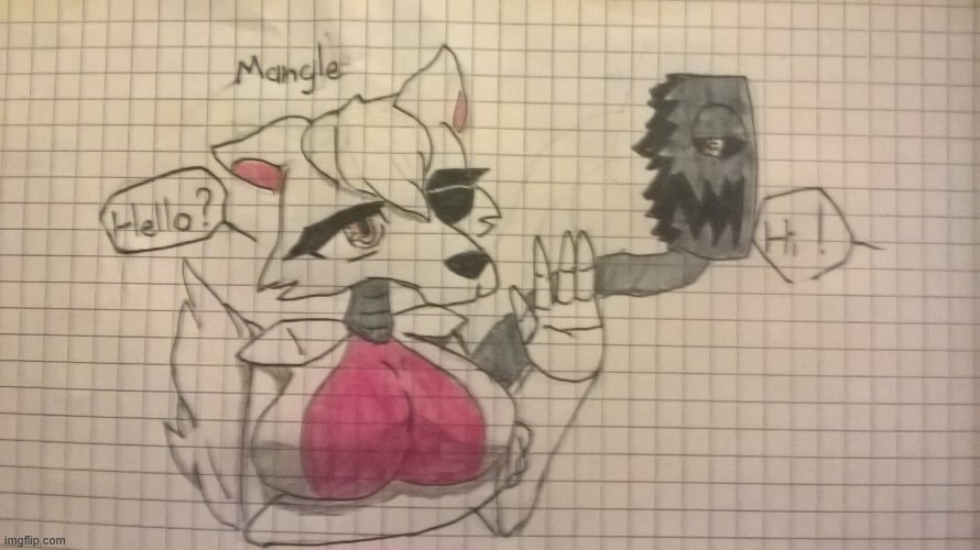 Mangle | image tagged in mangle | made w/ Imgflip meme maker