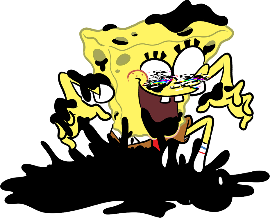 High Quality Pibby spongebob Blank Meme Template