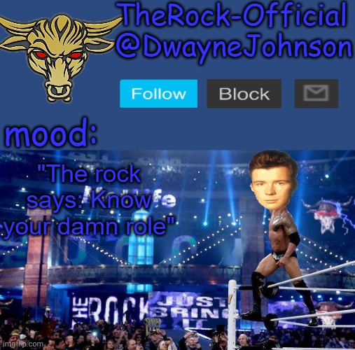 TheRock-Official announcement template | image tagged in therock-official announcement template | made w/ Imgflip meme maker