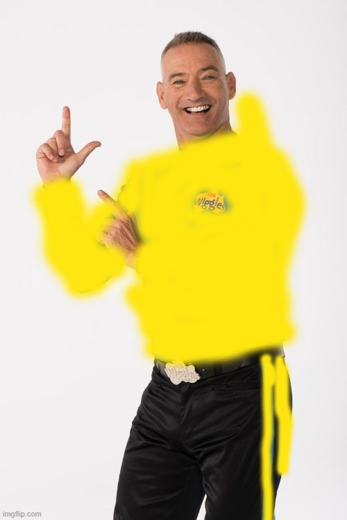 Anthony the Yellow Wiggle | image tagged in the wiggles,yellow wiggle,male wiggles | made w/ Imgflip meme maker