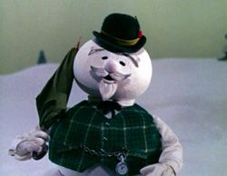 Rudolph  Snowman Blank Meme Template