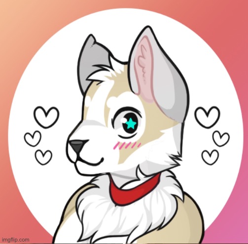 A cute OC I made on picrew | image tagged in picrew,hi,owo,xd,why you still reading this,furry | made w/ Imgflip meme maker