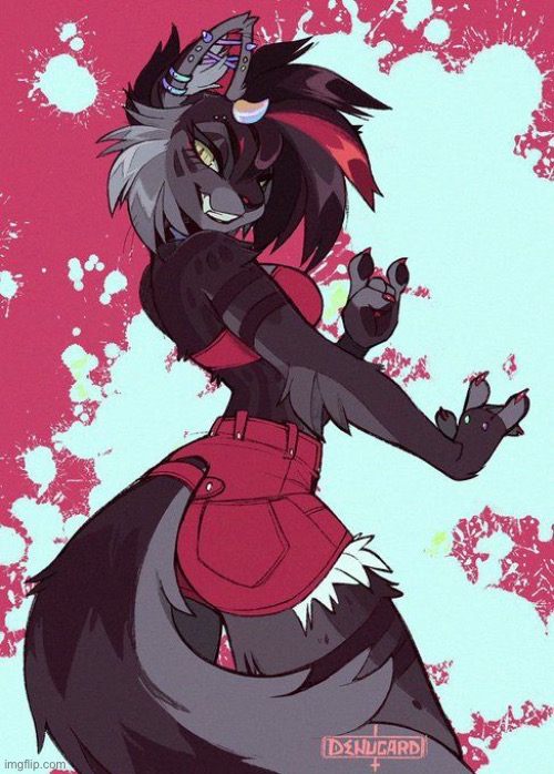 4/6 cool furry art for 600 followers. Not mine | image tagged in furry | made w/ Imgflip meme maker
