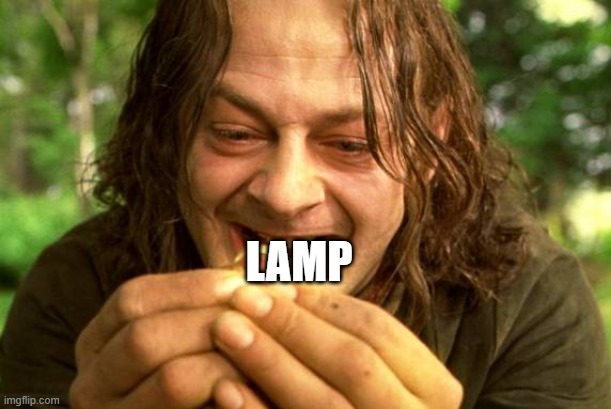 My precious | LAMP | image tagged in my precious | made w/ Imgflip meme maker