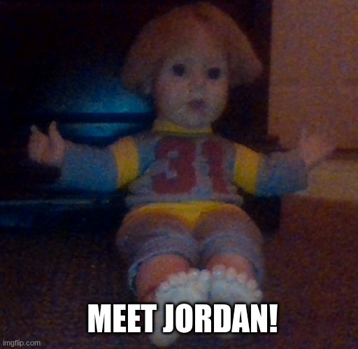 MEET JORDAN! | image tagged in lol | made w/ Imgflip meme maker