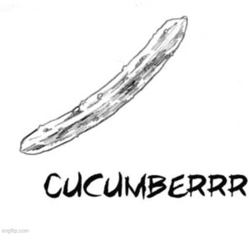 Cucuuuberrrr | image tagged in cucumber | made w/ Imgflip meme maker