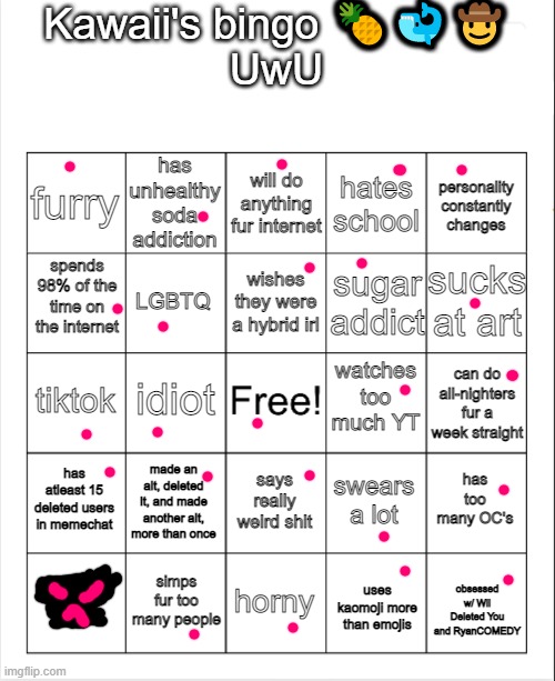 . | image tagged in bish has returned heres a bingoe that mcdonald dog flamingo | made w/ Imgflip meme maker