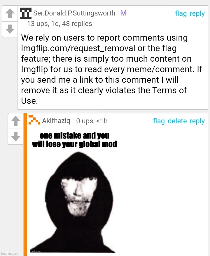 threat | made w/ Imgflip meme maker