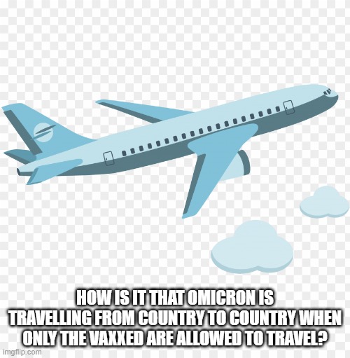 O Mi Cron! | HOW IS IT THAT OMICRON IS TRAVELLING FROM COUNTRY TO COUNTRY WHEN ONLY THE VAXXED ARE ALLOWED TO TRAVEL? | image tagged in travel,vaxx,omicron | made w/ Imgflip meme maker