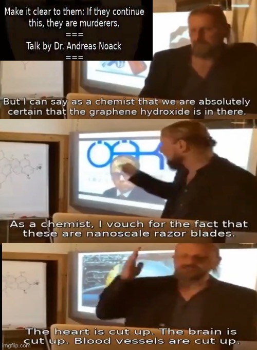 RIP  Dr Andreas Noack - CoVax WHISTLEBLOWER Died “Mysteriously” on 11/26/21, just HOURS after his presentation on Graphene HYDRO | image tagged in memes,vaccines have graphene hydroxide,gh is like nano razors in bloodstream,where blood goes nano razors go,slice n dice | made w/ Imgflip meme maker