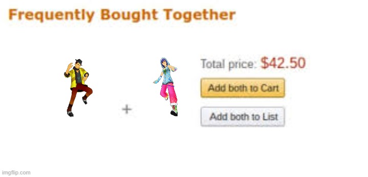 blursed amazon | image tagged in frequently bought together,ddr,fnf,mods,blursed | made w/ Imgflip meme maker