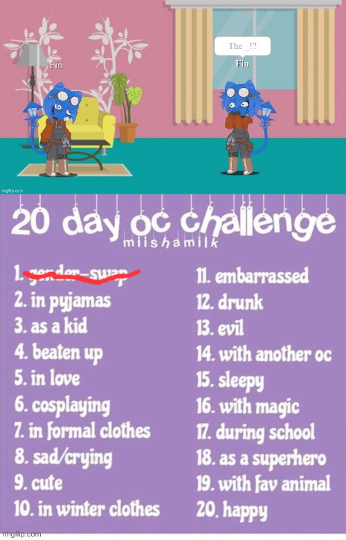 Due to the fact he wouldnt change what he was weariing nayway, I couldnt do much here | made w/ Imgflip meme maker