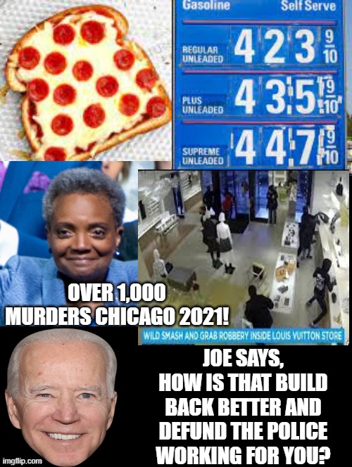 How is the Build Back Better/Defund the Police Working? | OVER 1,000 MURDERS CHICAGO 2021! JOE SAYS, HOW IS THAT BUILD BACK BETTER AND DEFUND THE POLICE WORKING FOR YOU? | image tagged in smash,grab | made w/ Imgflip meme maker