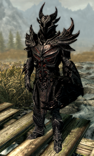 High Quality daedric armor Blank Meme Template