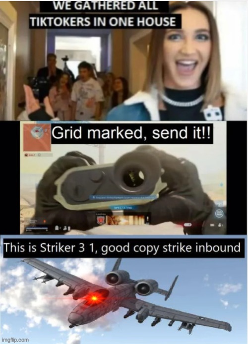 How to eliminate all tik tokers | image tagged in cod,tiktok sucks,tik tok sucks,bomb | made w/ Imgflip meme maker