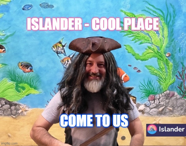 ISLANDER - COOL PLACE; COME TO US | made w/ Imgflip meme maker