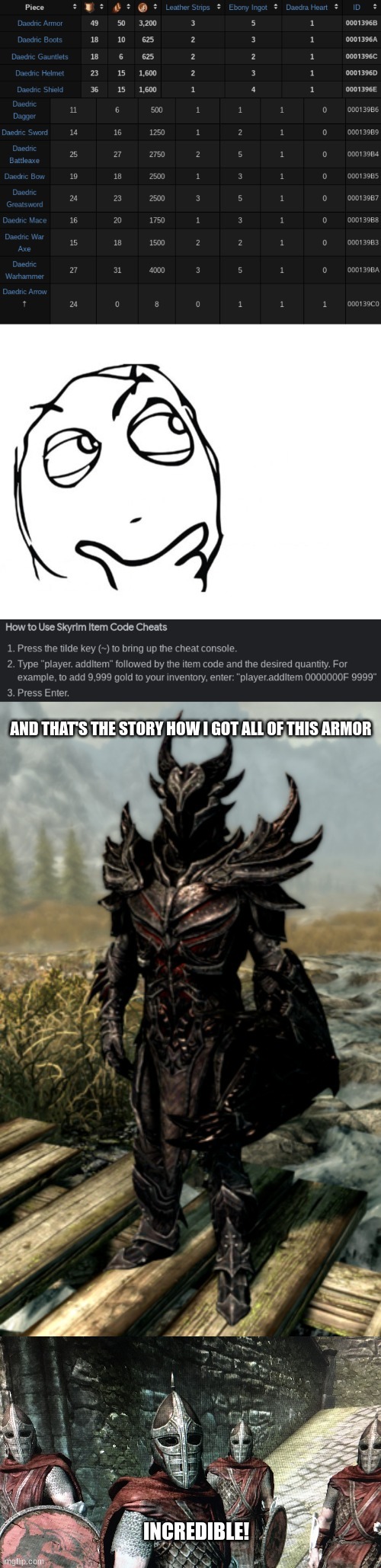 I need to try this now. | image tagged in skyrim,skyrim meme,hmmm,hmm,hmmmm | made w/ Imgflip meme maker