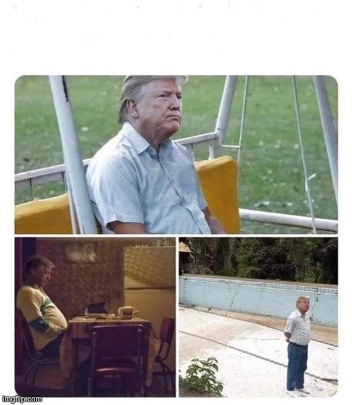 Sad Sad Trump | image tagged in sad sad trump | made w/ Imgflip meme maker