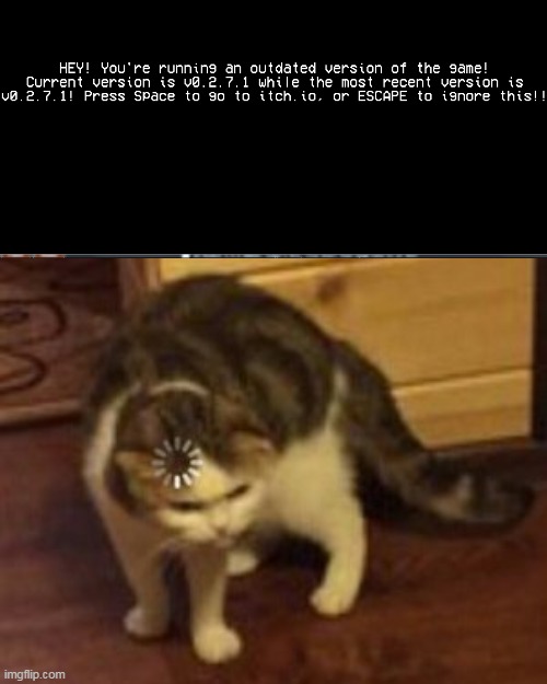 fnf startup | image tagged in loading cat | made w/ Imgflip meme maker