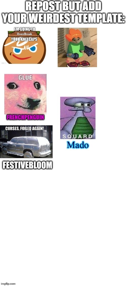 FESTIVEBLOOM | image tagged in repost | made w/ Imgflip meme maker