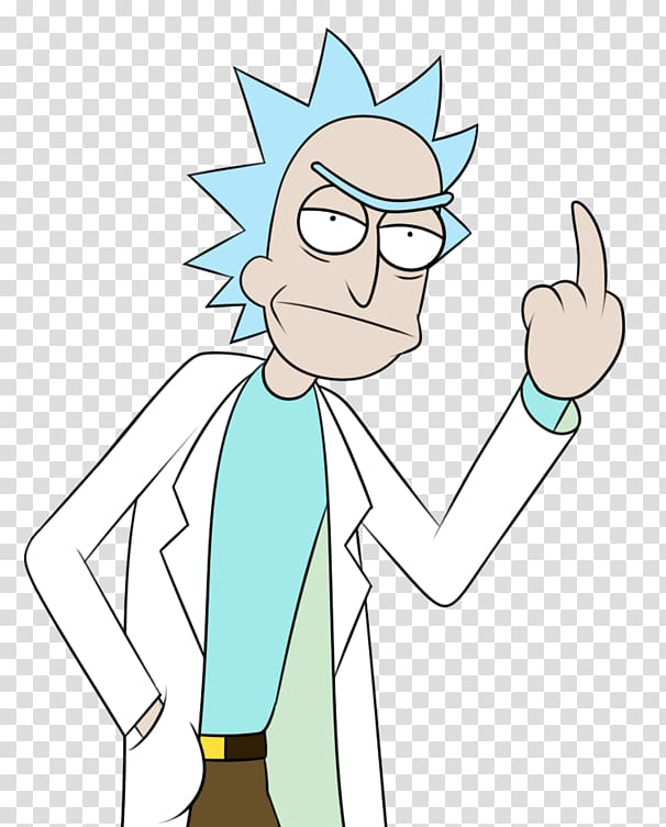 Rick Finger Blank Meme Template