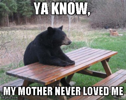 Bad Luck Bear Meme | image tagged in memes,bad luck bear | made w/ Imgflip meme maker