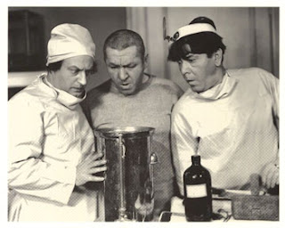 The Three Stooges are scientists Blank Meme Template