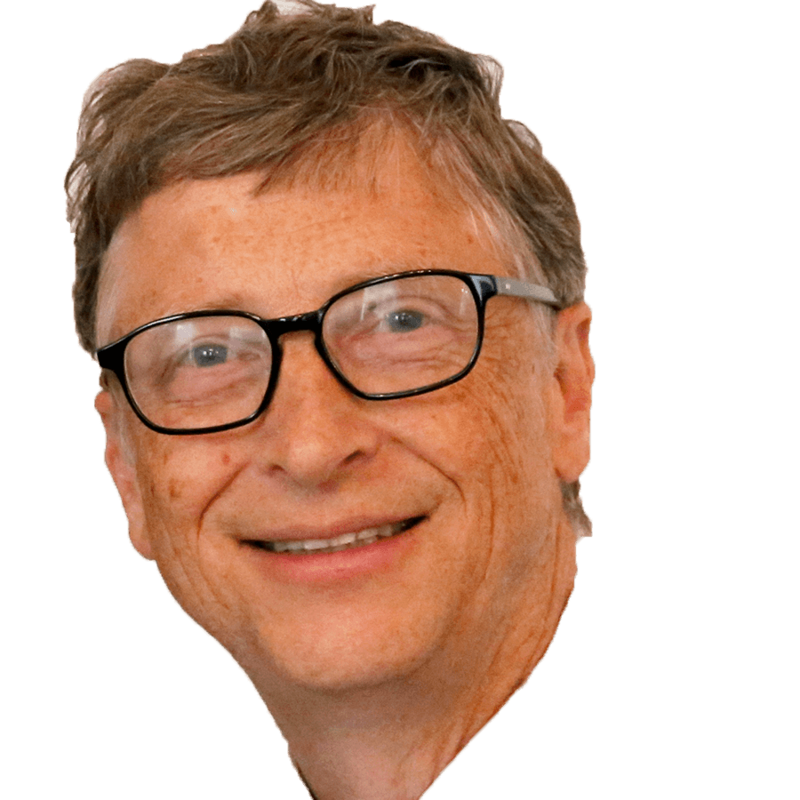 High Quality bill gates face png Blank Meme Template