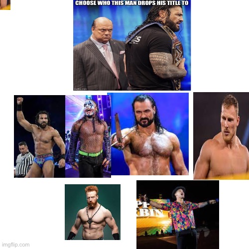 If there is anybody we didnt put in here just type in who you think should take roman’s title in the comments | image tagged in memes,blank transparent square | made w/ Imgflip meme maker