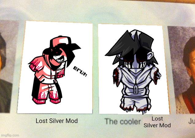 H a h a p e e p e e p o o p o o | Lost Silver Mod; Lost Silver Mod | image tagged in daniel the cooler daniel blank | made w/ Imgflip meme maker