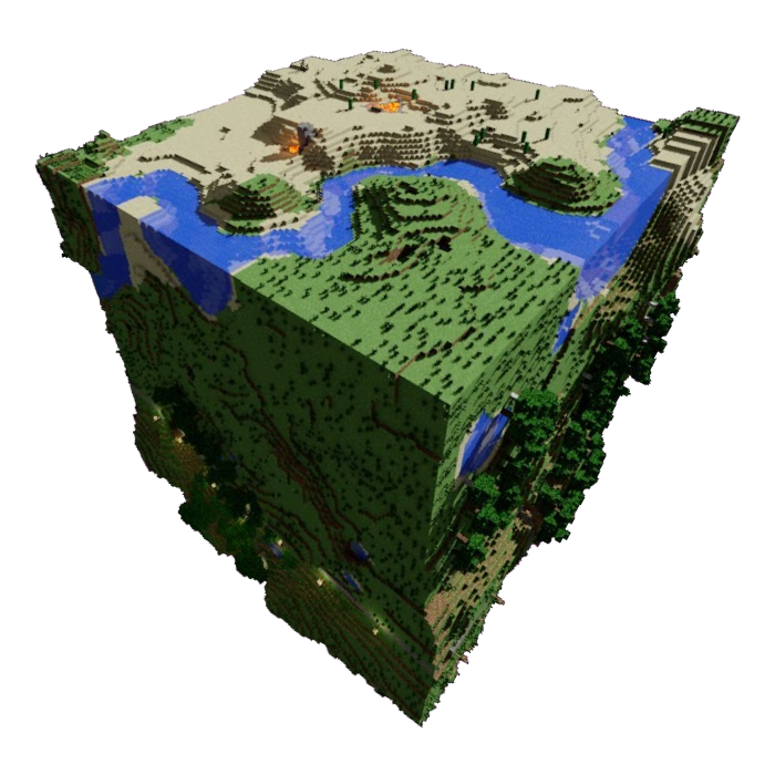 High Quality minecraft planet Blank Meme Template