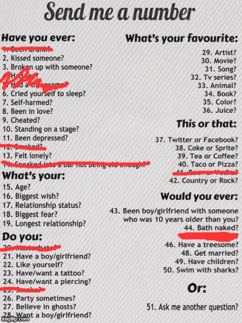 if i crossed it out pls dont ask me it | image tagged in send me a number | made w/ Imgflip meme maker