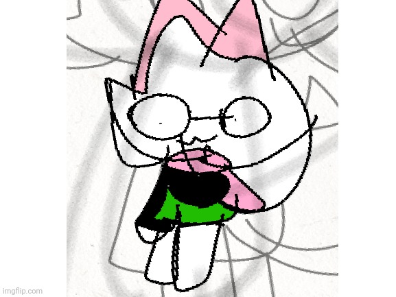 A little ralsei dodlie I did in two secs | image tagged in deltarune,barney will eat all of your delectable biscuits | made w/ Imgflip meme maker