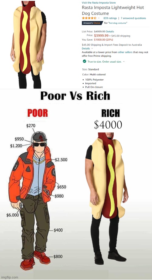 who needs a house anyways | image tagged in hot dog suit,it lives in my walls,get it out get it out get it out | made w/ Imgflip meme maker
