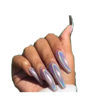 Periodt Nails left Blank Meme Template