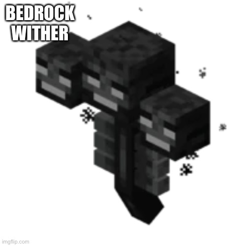BEDROCK WITHER | made w/ Imgflip meme maker