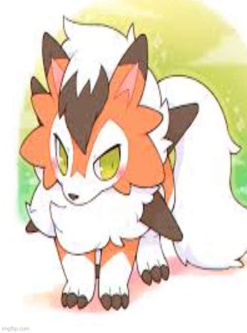 Day 2 of posting cute lycanroc art | image tagged in lycanroc,art not mine | made w/ Imgflip meme maker