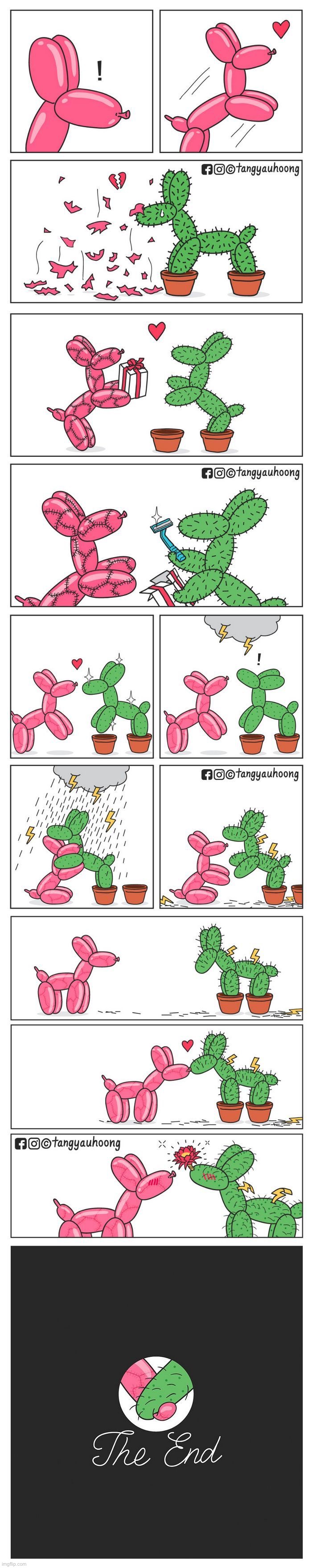 Sorry this one’s long, it cute though : ) | image tagged in comics/cartoons | made w/ Imgflip meme maker