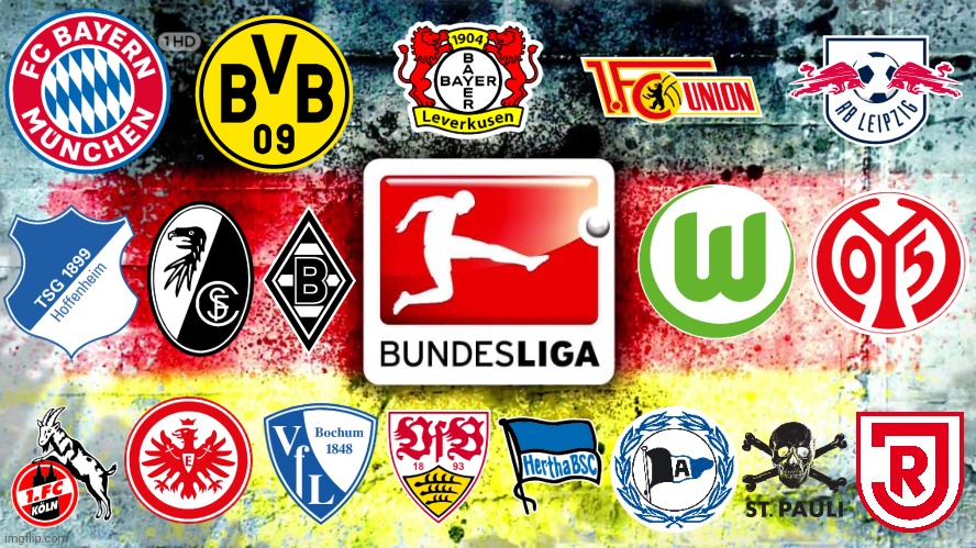 Bundesliga 2022-2023 Teams (My Prediction) | image tagged in bundesliga,fussball,football,soccer,memes | made w/ Imgflip meme maker