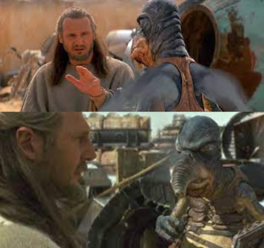 Credits Will Do Fine: Watto And Qui-Gon Jinn - Most Memorable Quotes From  Star Wars on Make a GIF