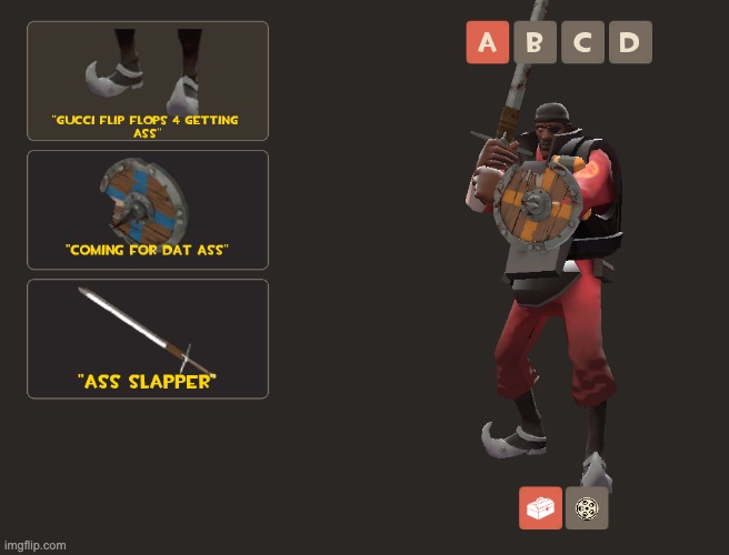 rate my demoknight loadout | made w/ Imgflip meme maker