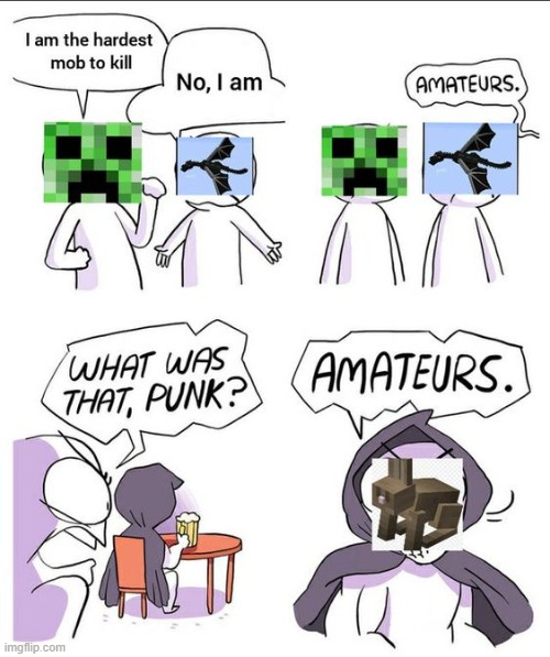 it's really good if u have bow | image tagged in ametures,minecraft | made w/ Imgflip meme maker