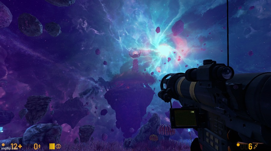 Xen in Black-Mesa (my screenshot btw) | made w/ Imgflip meme maker