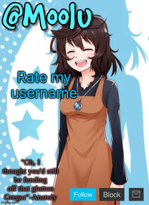 Ik its five days late | Rate my username | image tagged in announcement temp thanks snowy_lokifnf_official | made w/ Imgflip meme maker