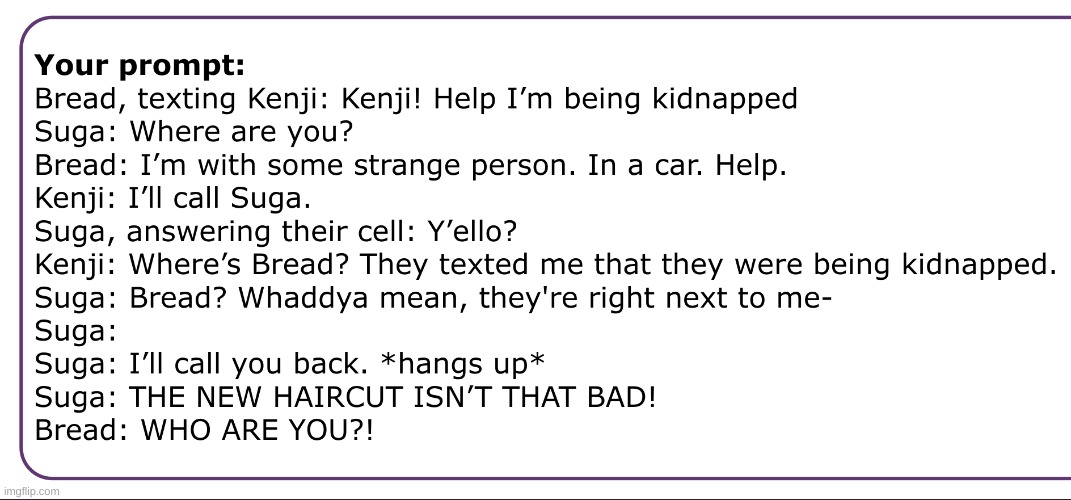 l m a o - | made w/ Imgflip meme maker