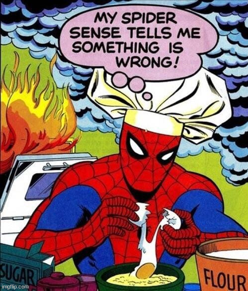 image tagged in marvel,spiderman | made w/ Imgflip meme maker